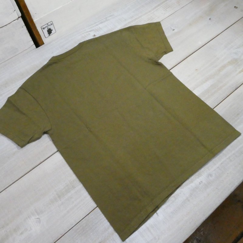 画像4: 【送料無料】 【フラットヘッド】   3本針の1本外し 無地Tシャツ   THE FLAT HEAD 日本製 (4)