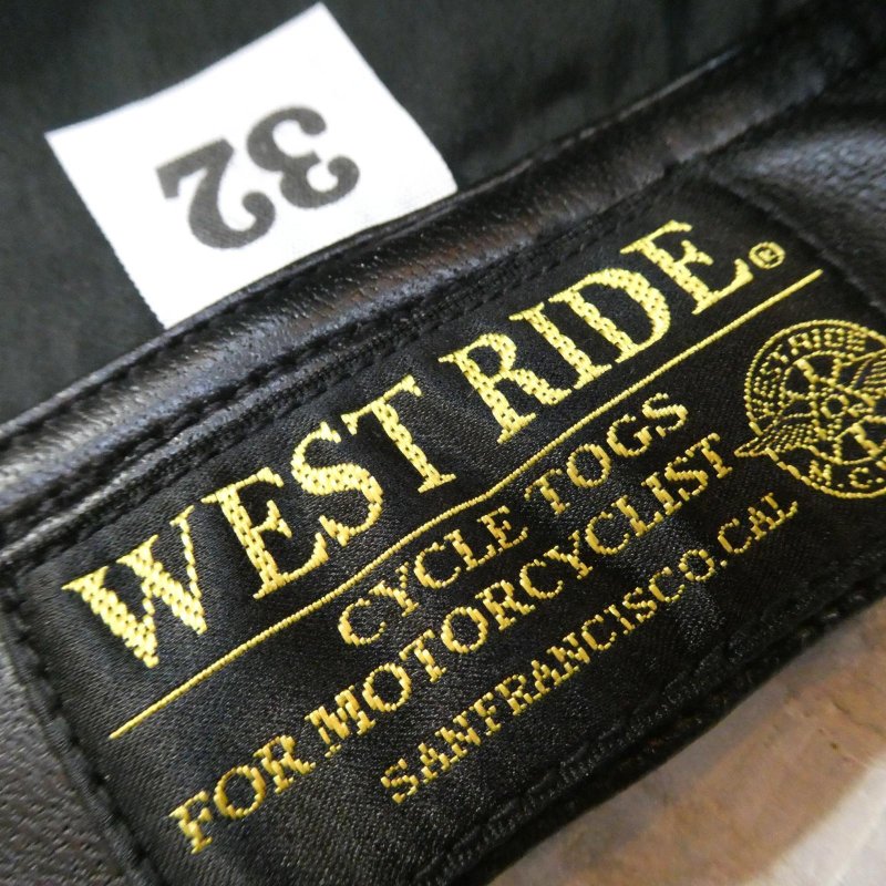 画像7: 【ウエストライド】   WR105 SHYNTHETIC LEATHER PANTS   合皮スリムパンツ WEST RIDE   日本製【送料無料】 (7)