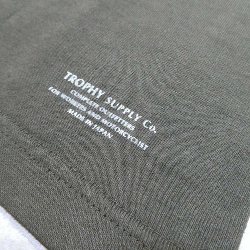 画像6: 【トロフィークロージング】  バックロゴ 長袖Tシャツ/ポケット付き   TROPHY CLOTHING TR21SS-201   日本製【送料無料】 (6)