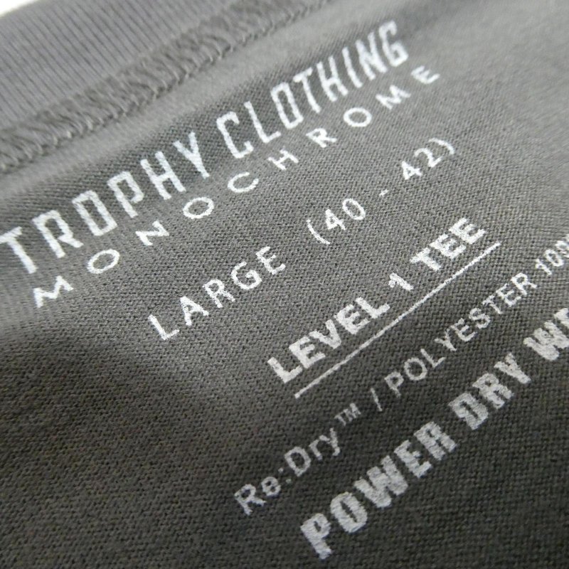 画像4: 【送料無料】  【トロフィークロージング】 モノクロームLEVEL1   バックロゴ ポケTシャツ TROPHY CLOTHING TR24SS-212 日本製 (4)