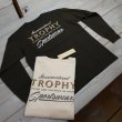 画像1: 【トロフィークロージング】  バックロゴ 長袖Tシャツ/ポケット付き   TROPHY CLOTHING TR21SS-201   日本製【送料無料】 (1)