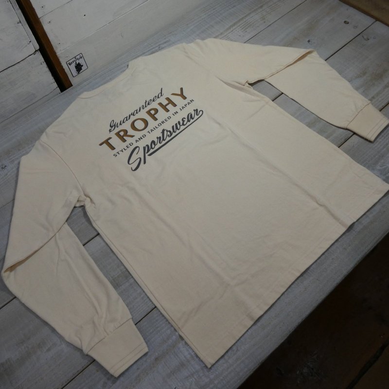 画像7: 【トロフィークロージング】  バックロゴ 長袖Tシャツ/ポケット付き   TROPHY CLOTHING TR21SS-201   日本製【送料無料】 (7)