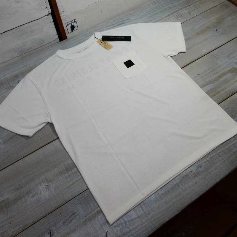 画像7: 【送料無料】  【トロフィークロージング】 モノクロームLEVEL1   バックロゴ ポケTシャツ TROPHY CLOTHING TR24SS-212 日本製 (7)