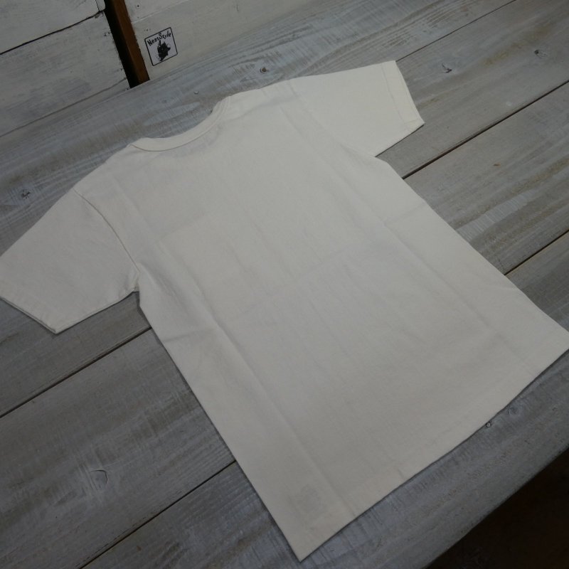 画像2: 【トロフィークロージング】   吊り編み ポケット付きTシャツ   TROPHY CLOTHING TE-10   日本製【送料無料】 (2)