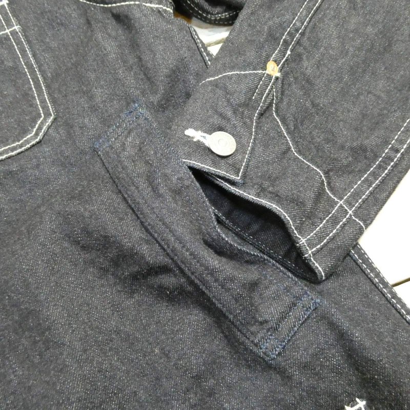 画像7: 【フラットヘッド】  12oz デニム ショップコート   THE FLAT HEAD FN-OC-D002   日本製【送料無料】 (7)