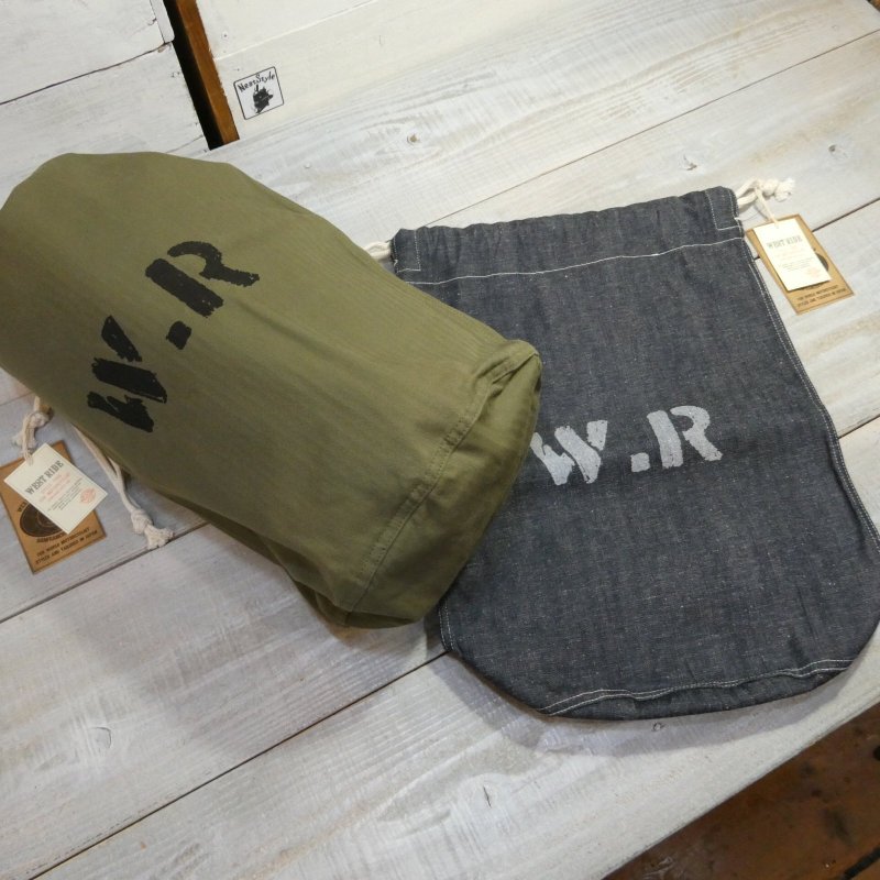 画像1: 【ウエストライド】  アーミーバッグ Mサイズ   WEST RIDE 日本製【送料無料】 (1)