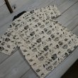 画像2: 【サムライモータークラブ】  パーツ柄 半袖オープンシャツ  SAMURAI MOTOR CLUB SMWS18-JP  日本製【日本国内送料無料】 (2)