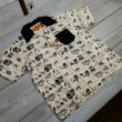 画像1: 【サムライモータークラブ】  パーツ柄 半袖オープンシャツ  SAMURAI MOTOR CLUB SMWS18-JP  日本製【日本国内送料無料】 (1)