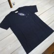 画像1: 【グラフゼロ】 インディゴ ポケット付き  クルーネックTシャツ  GRAPHZERO GZ-IDTC  日本製【送料無料】 (1)