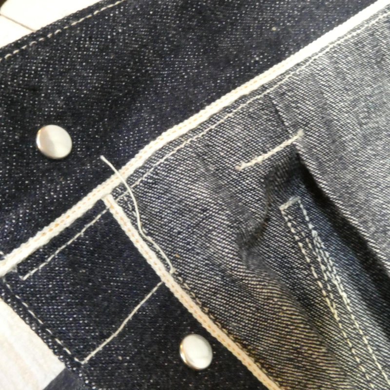 画像8: 【ジョングラッコー】  1910's デニムジーンズ  ネットメーカートラウザー リジッド   John Gluckow JG-01 Netmaker's Trousers  日本製【送料無料】  (8)