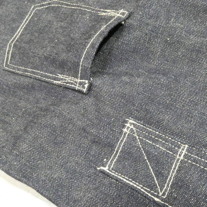 画像12: 【ジョングラッコー】  1910's デニムジーンズ  ネットメーカートラウザー リジッド   John Gluckow JG-01 Netmaker's Trousers  日本製【送料無料】  (12)