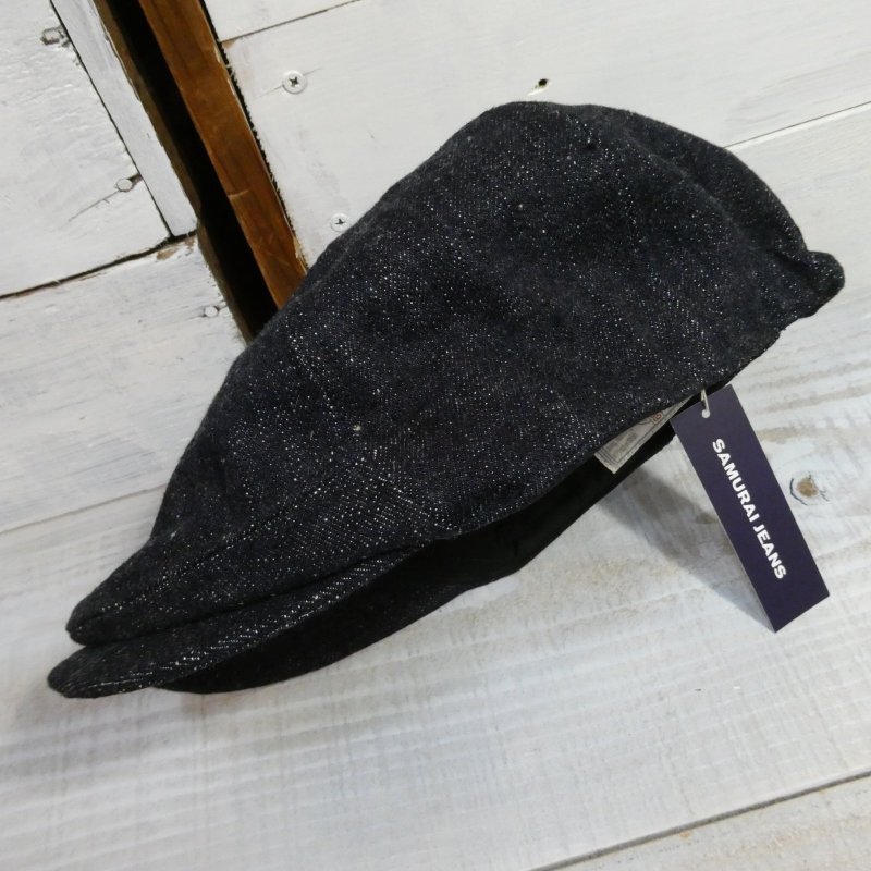画像2: 【サムライジーンズ】  デニム ハンチング  SAMURAI JEANS SJ301HN-17oz  日本製【送料無料】 (2)