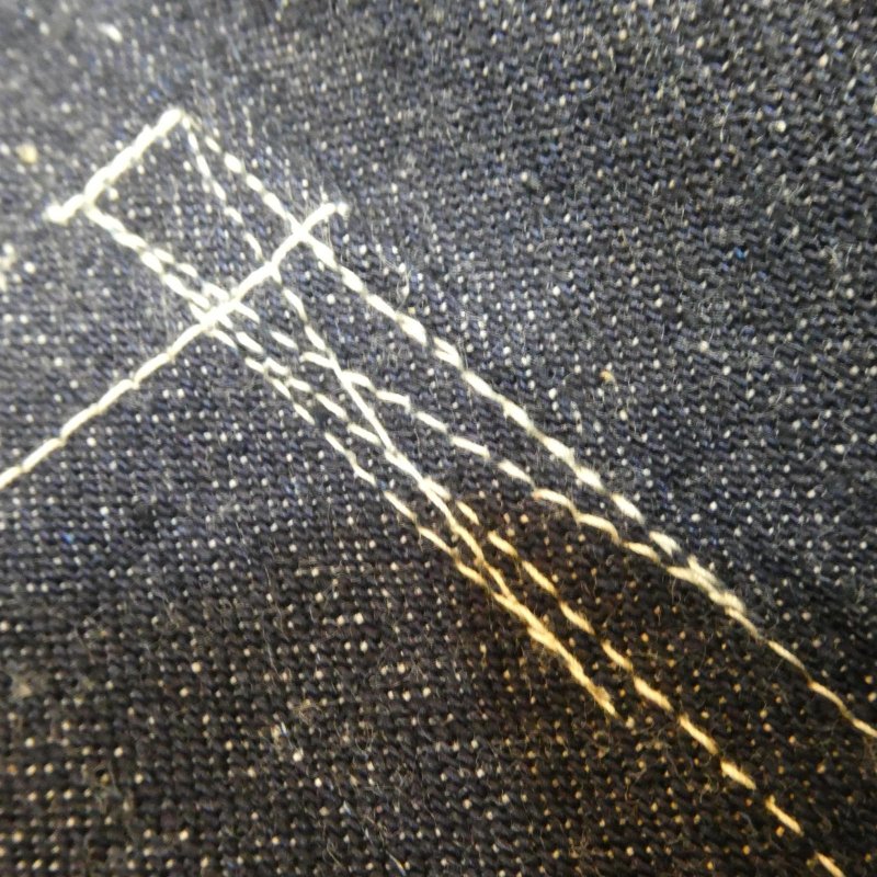 画像11: 【ジョングラッコー】  1910's デニムジーンズ  ネットメーカートラウザー リジッド   John Gluckow JG-01 Netmaker's Trousers  日本製【送料無料】  (11)