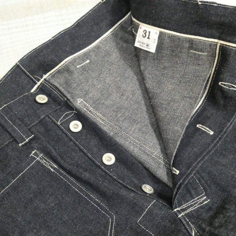 画像4: 【ジョングラッコー】  1910's デニムジーンズ  ネットメーカートラウザー リジッド   John Gluckow JG-01 Netmaker's Trousers  日本製【送料無料】  (4)