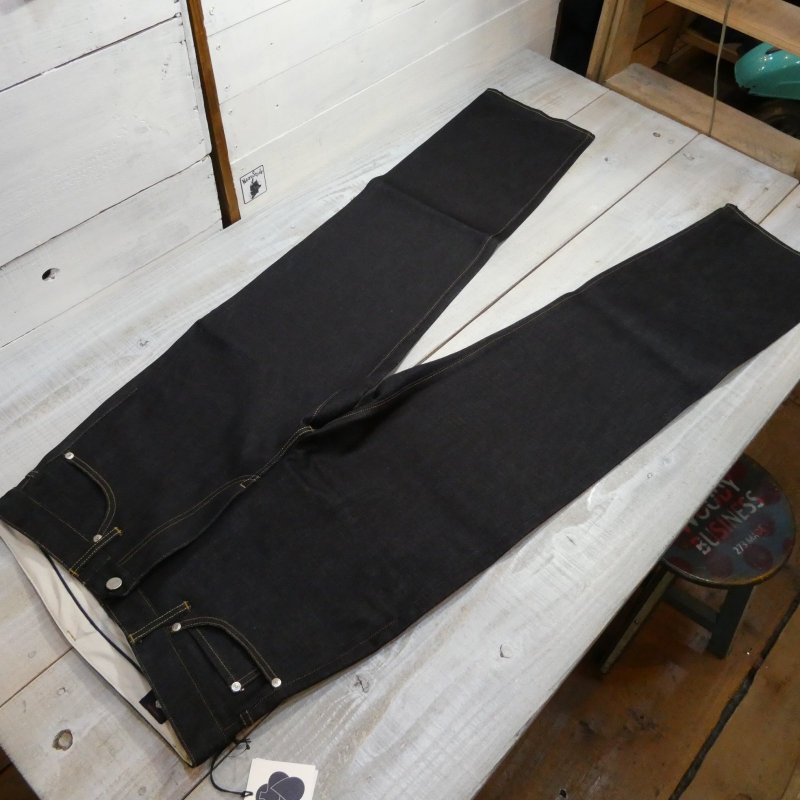 画像2: 【MOMOTARO JEANS】  14.7オンス スタンダード ワイド   ジッパーフライ MMJZ0400   岡山 児島 日本製【送料無料】 (2)