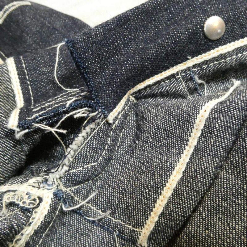 画像9: 【ジョングラッコー】  1910's デニムジーンズ  ネットメーカートラウザー リジッド   John Gluckow JG-01 Netmaker's Trousers  日本製【送料無料】  (9)