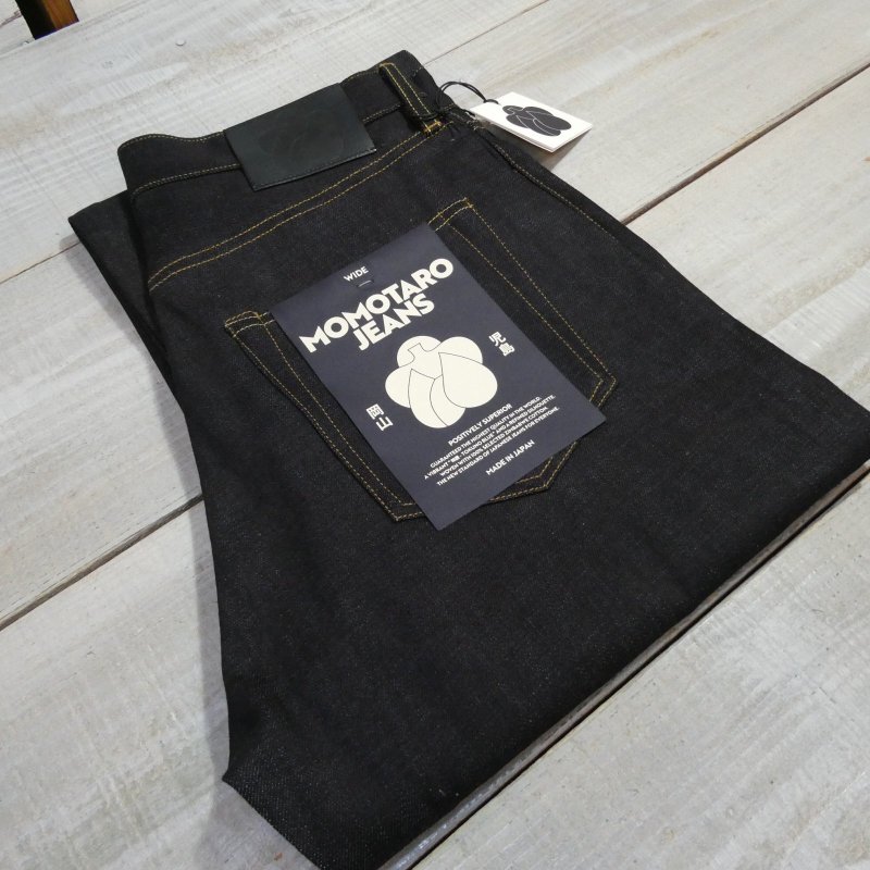 画像1: 【MOMOTARO JEANS】  14.7オンス スタンダード ワイド   ジッパーフライ MMJZ0400   岡山 児島 日本製【送料無料】 (1)