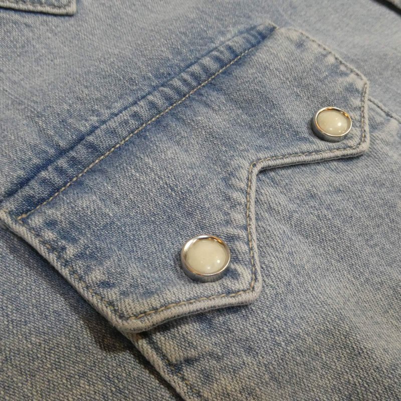 画像7: 【リーバイス】  1955年 ショートホーン ウエスタンシャツ   ソーツゥース/色落ち   LEVIS 1950's MODEL【送料無料】 (7)