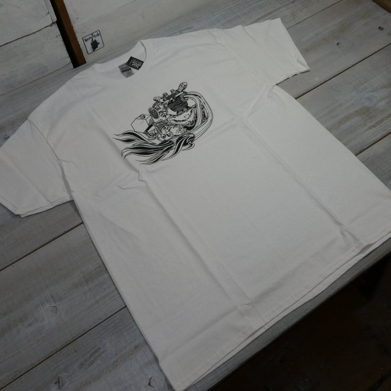 画像6: 【送料無料】 【JAMMER'S】   ジャマーズ  トライアンフ エンジン プリントTシャツ/ウエストライド (6)
