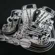 画像5: 【送料無料】 【JAMMER'S】   ジャマーズ   ハーレー パンヘッド   エンジン プリントTシャツ/ウエストライド (5)