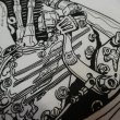 画像10: 【送料無料】 【JAMMER'S】   ジャマーズ   ハーレー パンヘッド   エンジン プリントTシャツ/ウエストライド (10)