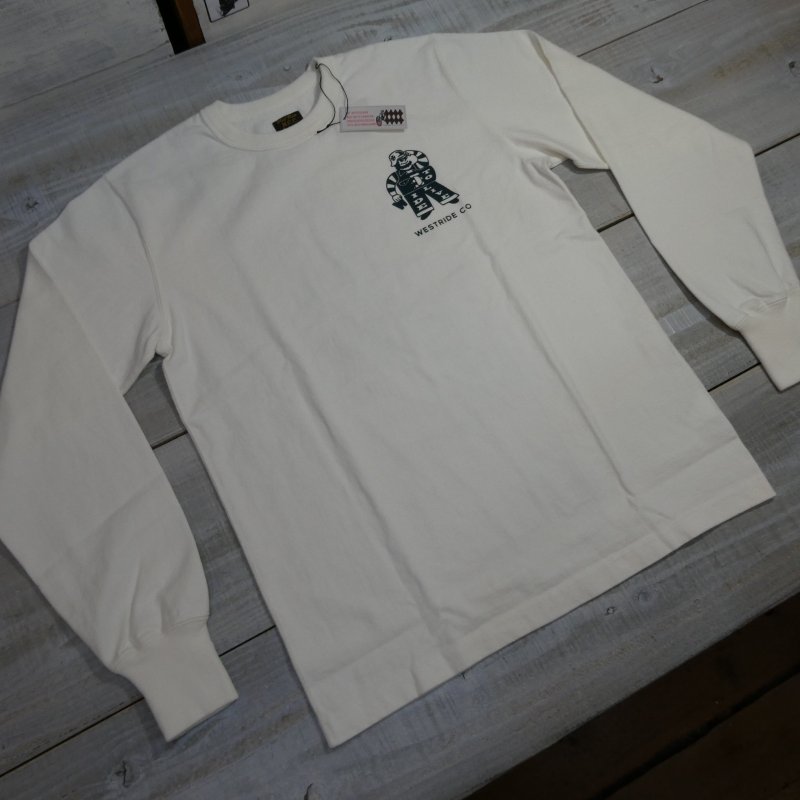 画像1: 【ウエストライド】  DIE TO LIVE   プリント ロングスリーブTシャツ  WEST RIDE   日本製 【送料無料】  (1)