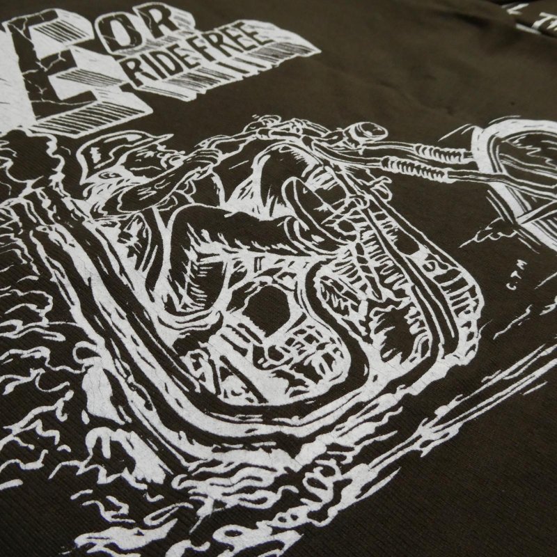 画像12: 【ウエストライド】  DIE OR RIDE FREE   プリント ロングスリーブTシャツ   WEST RIDE   日本製 【送料無料】  (12)