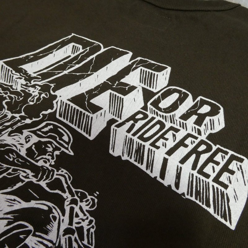 画像11: 【ウエストライド】  DIE OR RIDE FREE   プリント ロングスリーブTシャツ   WEST RIDE   日本製 【送料無料】  (11)