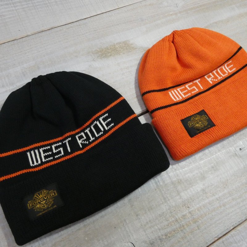画像1: 【送料無料】  【WEST RIDE】   コットン ロゴ ワッチキャップ   COTTON LOGO WATCH CAP  日本製  (1)