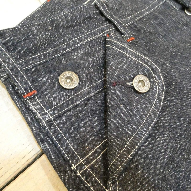 画像8: 【ウエストライド】  1930's フラップパンツ 月桂樹ボタン   WEST RIDE W&R W FLAP PANTS   日本製【送料無料】 (8)