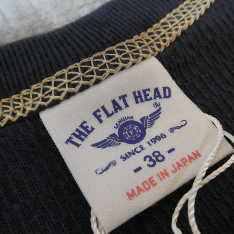 画像4: 【フラットヘッド】  クルーネック サーマル ロングスリーブ   THE FLAT HEAD FN-THL-101   日本製【送料無料】 (4)