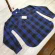 画像2: 【ファーイーストマニュファクチャリング】  ワークシャツ バッファローチェック   フランネル/ブロックチェック byリゾルト   日本製【送料無料】 (2)