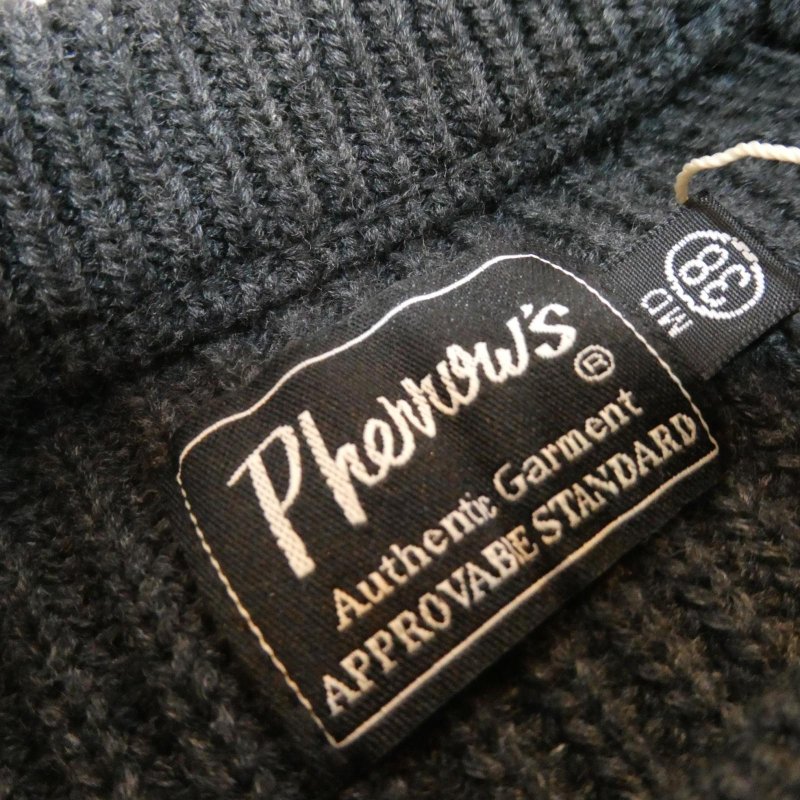 画像10: 【フェローズ】  畦編み コットン ニット   Pherrow's   26W-PCK1  【送料無料】  (10)