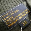 画像3: 【フェローズ】  1940's C-2セーター   A-2フライトジャケットインナー   Pherrow's 26W-PCS1  【送料無料】 (3)
