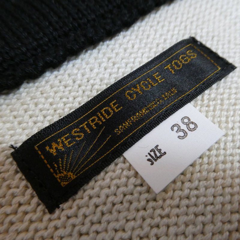 画像3: 【送料無料】  【ウエストライド】  H-Dビンテージ レーシングニット   26FW WR RACING KNIT 日本製 (3)