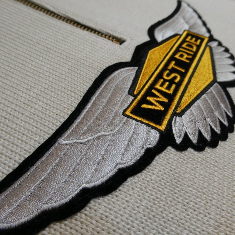 画像4: 【送料無料】  【ウエストライド】  H-Dビンテージ レーシングニット   26FW WR RACING KNIT 日本製 (4)