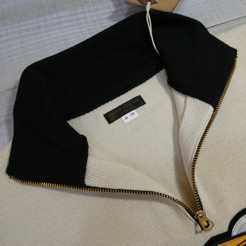 画像7: 【送料無料】  【ウエストライド】  H-Dビンテージ レーシングニット   26FW WR RACING KNIT 日本製 (7)