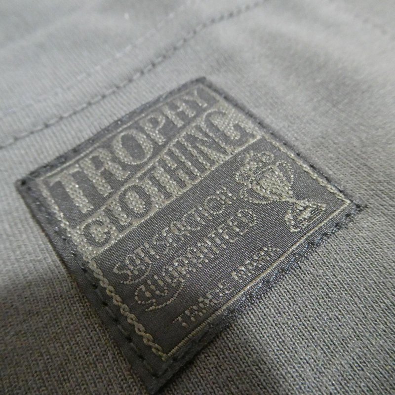 画像3: 【トロフィークロージング】  モノクローム ロゴプリント   ロングスリーブTシャツ   TROPHY CLOTHING TRMN-201   日本製【送料無料】  (3)