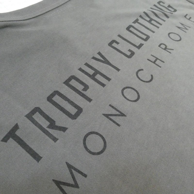 画像6: 【トロフィークロージング】  モノクローム ロゴプリント   ロングスリーブTシャツ   TROPHY CLOTHING TRMN-201   日本製【送料無料】  (6)