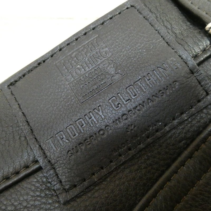 画像5: 【トロフィークロージング】  ステアハイド ウィンドワード レザーパンツ   TROPHY CLOTHING TR26AW-L1605   日本製【送料無料】 (5)