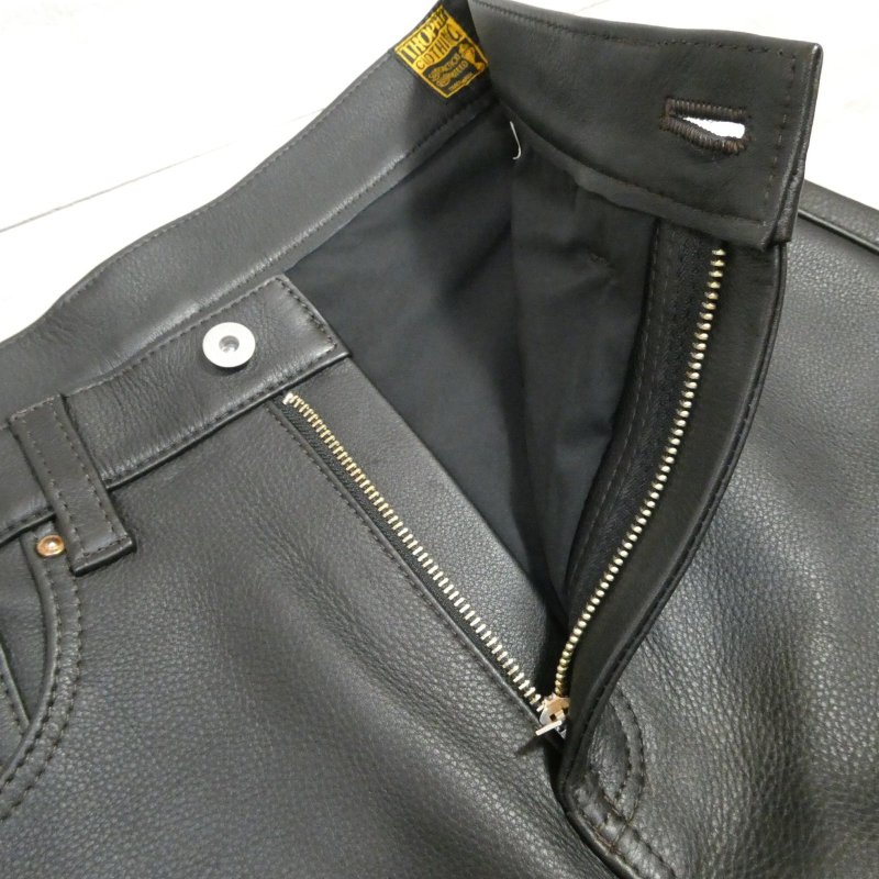 画像4: 【トロフィークロージング】  ステアハイド ウィンドワード レザーパンツ   TROPHY CLOTHING TR26AW-L1605   日本製【送料無料】 (4)