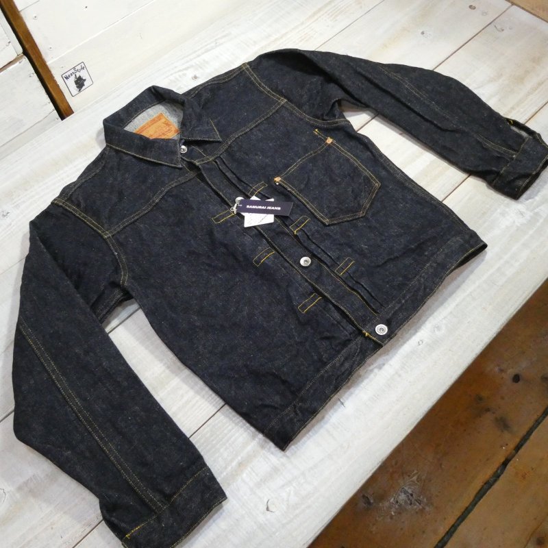 画像1: 【サムライジーンズ】 S0555VXII 零17オンス大戦ジャケット ワンウォシュ SAMURAI JEANS 日本製【送料無料】 (1)
