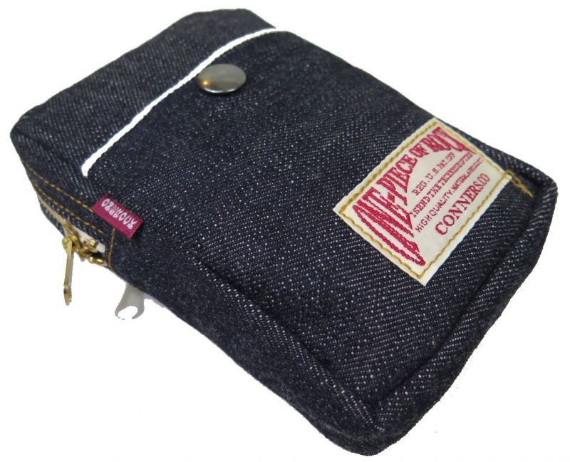 ワンピースオブロック デニム キャリーポーチ One Piece Of Rock Denim Carry Pouch 日本製 ニートスタイル公式通販