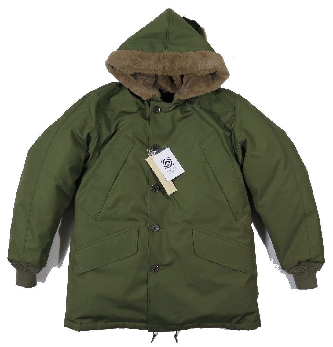 トロフィークロージング TROPHY CLOTHING ジャケット B-9 TR.mfg.Coat ミリタリー ダウン コート ジャケット カーキ系 42/XL【美品】