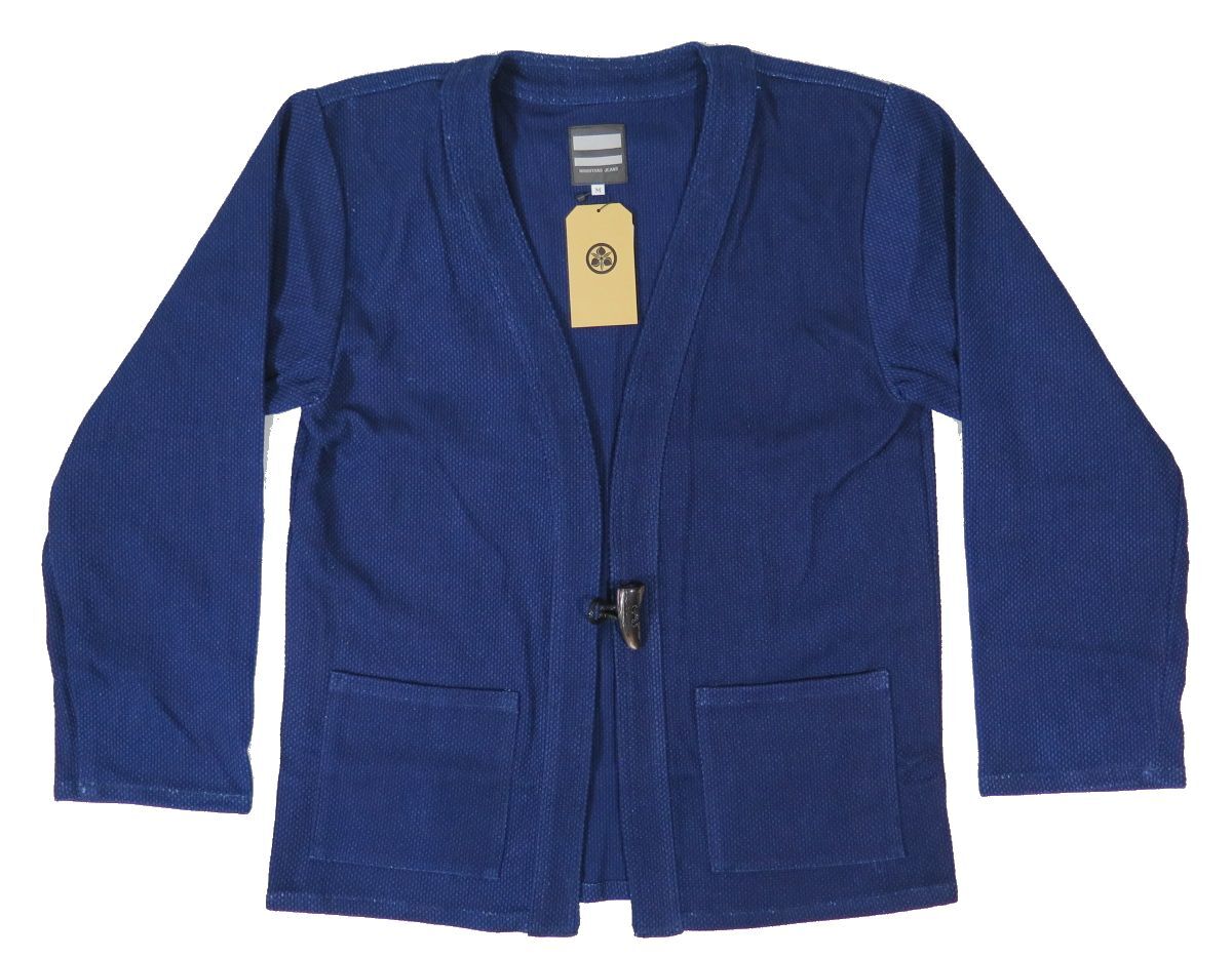 桃太郎ジーンズ】 刺し子生地 カーディガン/ジャケット MOMOTARO JEANS